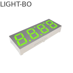 صفحه نمایش 4 رقمی سبز زرد 0.56 اینچی LED 7 قسمتی سطح خاکستری رنگ سفید