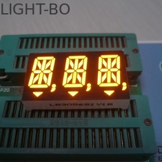 سوپر آمبر 3 رقمی 14 قسمت نمایش LED 0.56 اینچ برای شاخص دیجیتال