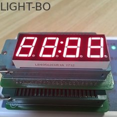 سوئیچ قرمز ساعت دیجیتال LED نمایش 0.56 &quot;4 رقمی 80-100mcd شدت کم تحرک