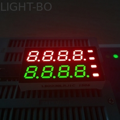 دو رنگ 8 رقمی 7 عدد LED نشانگر شدت درخشندگی بالا نصب آسان