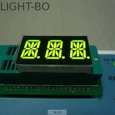 Super Amber Triple Digit 14 Segment LED نمایشگر تمام رنگ 0.56 اینچ برای نشانگر دیجیتال