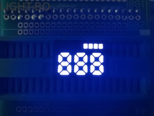 نمایشگر LED با قطعه قطعه قطعه 0.18 &quot;120mcd مشترک کد 3 3 رقمی 7 بخش