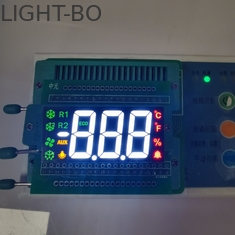نمایشگر LED فوق العاده سفید/قرمز/زرد/سبز 3 رقمی 7 بخش برای کنترل دما