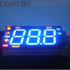 نمایشگر چند لایه سه رنگی عیار 0.50lnch با هفت قطعه LED برای گرمایش مدت طولانی زندگی آند مشترک CC / CA