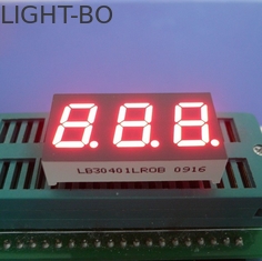 فوق العاده روشن قرمز سبز آبی زرد سفید سفید 3 رقمی 7 قسمت نمایش چراغ نمایش کلیه Cathode 0.40 اینچ