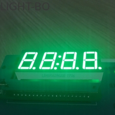 ساعت LED خالص سبز نمایش 4 رقمی 7 قسمت برای تایمر صنعتی