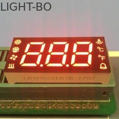 نمایشگر LED سفارشی SGS، نمایشگر چند رنگی 7 قسمت برای رفع دمای درجه حرارت