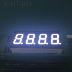 نمایشگر فوق العاده سفید 0.4 اینچی 4 رقمی 7 سگمنت LED نمایشگر کاتدی معمولی برای پنل ابزار