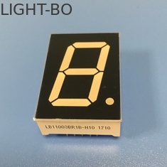 Single Digit 7 Segment نمایشگر LED با آند مشترک 60-70mcd با شدت 14.2 میلی متر