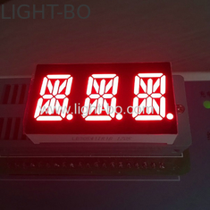 صفحه نمایش Triple Digit 14 Segment LED Common Katode Red برای پانل ابزار