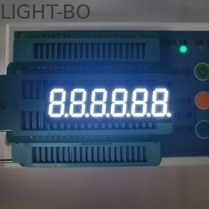 صفحه نمایش LED 6 قطعه ای سفید 6 رقمی 20 میلی آمپر 0.36 اینچ 9.2 میلی متر