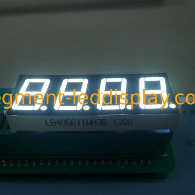 قیمت خوب صفحه نمایش عددی عددی سفید 4 رقمی 7 قطعه برای شاخص پردازش آنلاین