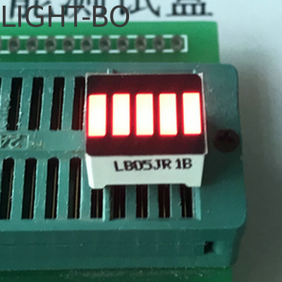 قیمت خوب رنگ قرمز آنود پنج بخش LED نور نوار بخش LED صفحه نمایش برای باتری آنلاین