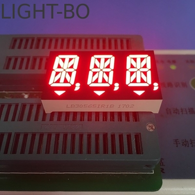 قیمت خوب 0.56 اینچ 14 بخش LED نشانگر معمولی نمایش فوق العاده روشن سبز برای پانل ابزار آنلاین
