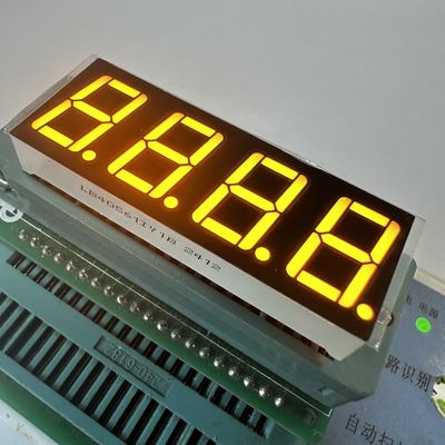 قیمت خوب Ultra Bright Amber 4 Digit 14.2mm 7 Segment LED Display آنود مشترک برای کنترل دمای آنلاین