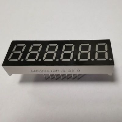 قیمت خوب صفحه نمایش ال ای دی آبی 6 رقمی 0.36 اینچی 7 بخش که به طور گسترده ای برای صفحه ابزار استفاده می شود آنلاین