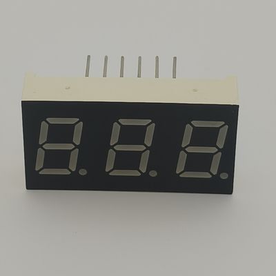 قیمت خوب رنگ نارنجی سفارشی 7 بخش صفحه نمایش LED سه رقمی آنود مشترک آنلاین