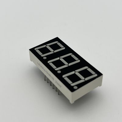 قیمت خوب صفحه نمایش LED سطحی قرمز متداول 7 بخش 3 رقم 14.2 میلی متر برای کنترلگر دما آنلاین