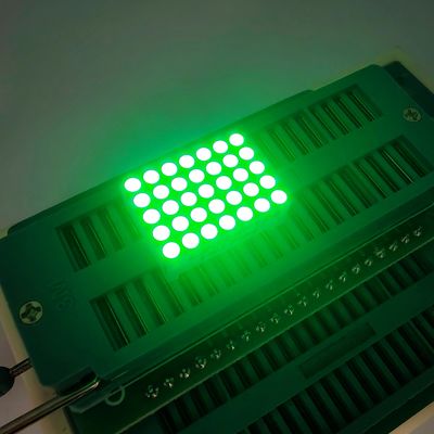 قیمت خوب 1.9mm Common Cathode DOT Matrix نمایشگر LED سبز خالص آنلاین