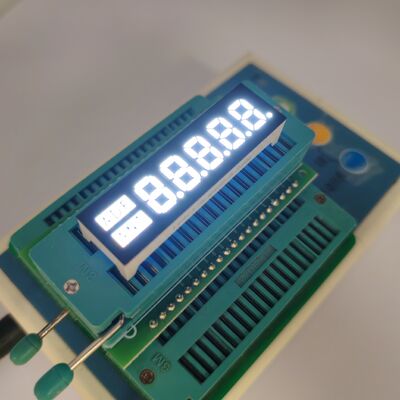 قیمت خوب صفحه نمایش ساعت LED 4 رقمی با رنگ سفید بسیار روشن برای لوازم خانگی آنلاین