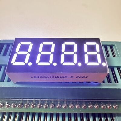 قیمت خوب 4 Digit 9.2mm Ultra Bright White Common Anode 7 Segment LED Display for Process Control آنلاین