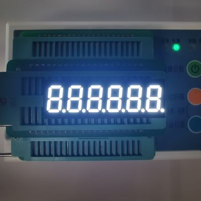 قیمت خوب صفحه نمایش LED 6 قطعه ای سفید 6 رقمی 20 میلی آمپر 0.36 اینچ 9.2 میلی متر آنلاین