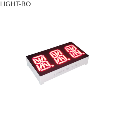 نمایشگر LED سه رقمی سوپر قرمز 0.54 اینچی 14 بخش آند مشترک برای پانل ابزار