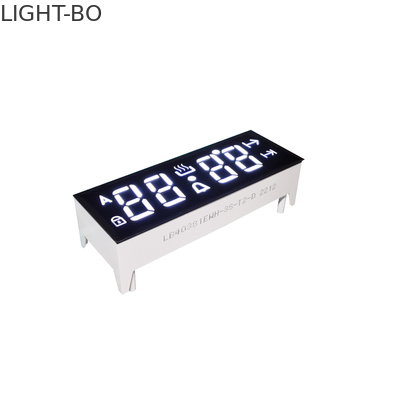 نمایشگر LED 4 رقمی 0.38 اینچی هفت بخش سفید برای طراحی سفارشی کنترل فر