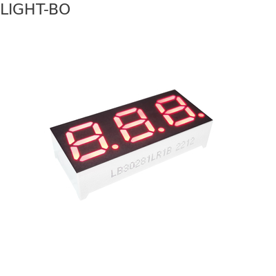قیمت خوب Ultra Bright Red 3 Digit 7 Segment LED Display 0.28inch کاتود معمولی برای لوازم خانگی کوچک آنلاین