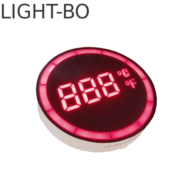 شکل گرد Round Shape Common Cathode 7 Segment Display آسان برای کنترل دما