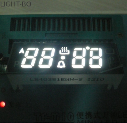 DIP / SMD پین سفارشی LED نمایش، کاتد مشترک 7 بخش نمایش سفید سفید