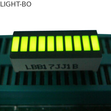 زرد 10 چراغ نور نوار، بخش بزرگ 10 بخش LED نمایش 25.4 x 10.1 * 7.9mm