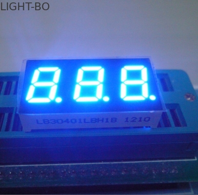 Ultra Bright Blue 7 بخش نمایشگر LED عددی 3 رقم آنود مشترک