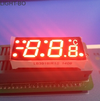 قیمت خوب نمایشگر SGS Red 7 Segment Display برای کنترل دما دیجیتال ، نمایشگر سریال كاتد 7 آنلاین