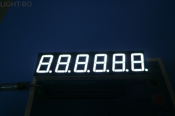 فوق العاده روشن 7 قطعه LED نمایش 100mcd - 120mcd درخشندگی درخشان