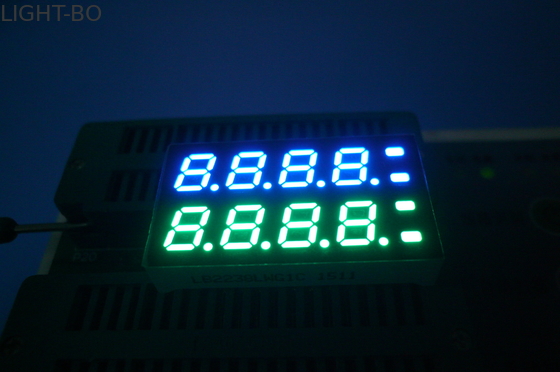 7mm 8 Digit 7 Segment Display OEM فوق العاده سفید خالص با رنگ سبز