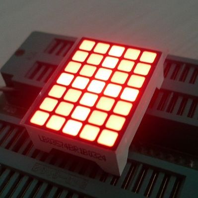 قیمت خوب نمایشگر LED بسیار روشن قرمز 5x7 نقطه ماتریس آند ستون کاتد ردیفی 22x30x10mm برای نشانگر طبقه بالابر آنلاین