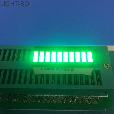 خالص سبز 10 نور LED نوار 120MCD - 140MCD درخشندگی درخشان