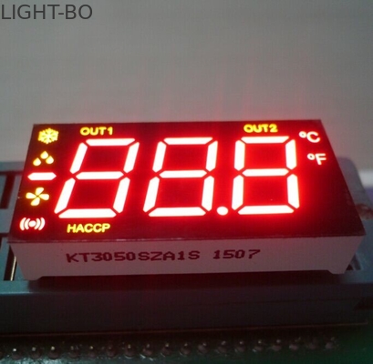 قیمت خوب LED قرمز / زرد 7 قسمت LED نمایش 0.5 اینچ آنود معمولی برای کنترل یخچال آنلاین
