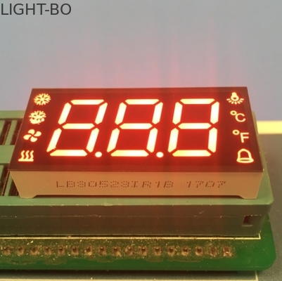 قیمت خوب نمایشگر LED سفارشی SGS، نمایشگر چند رنگی 7 قسمت برای رفع دمای درجه حرارت آنلاین