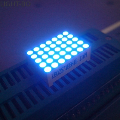 هماهنگی خوب 5 x 7 LED Dot Matrix نمایش قسمت های زرد Black Face