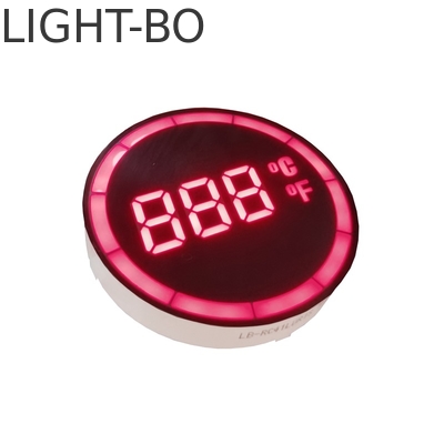 صفحه نمایش LED بیرونی 0.67 اینچ 8 رقمی در آبی زرد سبز با زاویه 360 درجه