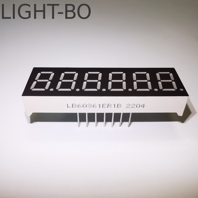 بدنه پلاستیکی صفحه نمایش LED قرمز فوق العاده روشن 14 بخش با ارتفاع شخصیت 14.2 میلی متر