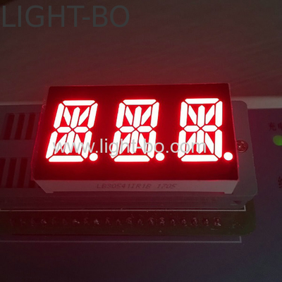 سه رقم 0.54 اینچ قرمز 14 بخش LED نمایش آنود برای صنعتی