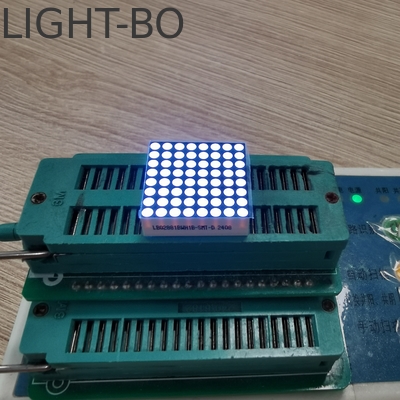 قیمت خوب رنگ سفید روشن 2mm 8X8 Dot Matrix LED Display صفحه نمایش LED بخش آنلاین