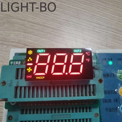 رنگ های متعدد سفارشی 3 رقمی 7 بخش LED Display مشترک کاتود تک ردیف پین