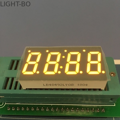 0.49 lnch 4 Digit 7 Segment Led Display Amber Color برای شاخص دما