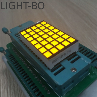صفحه نمایش LED 5x7 Dot Matrix با ولتاژ معکوس 5V و کاتود ستون آنود ردیف اتصال