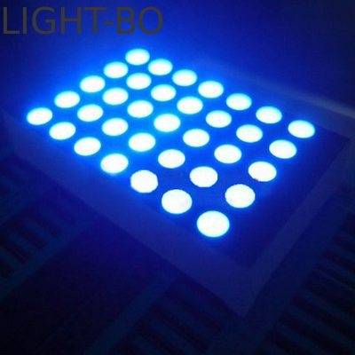 5x7 Dot Matrix LED Display جریان جلو 12-15mA/LED منبع برق 5V برای چراغ های هشدار خودرو اضطراری