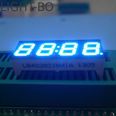 رنگ های مختلف نمایش ساعت LED با رنگی بسیار روشن سفید و مواد کابینت قاب آلومینیوم